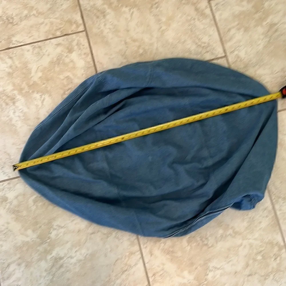 Pottery Barn Denim Beanbag Shell- no filling included